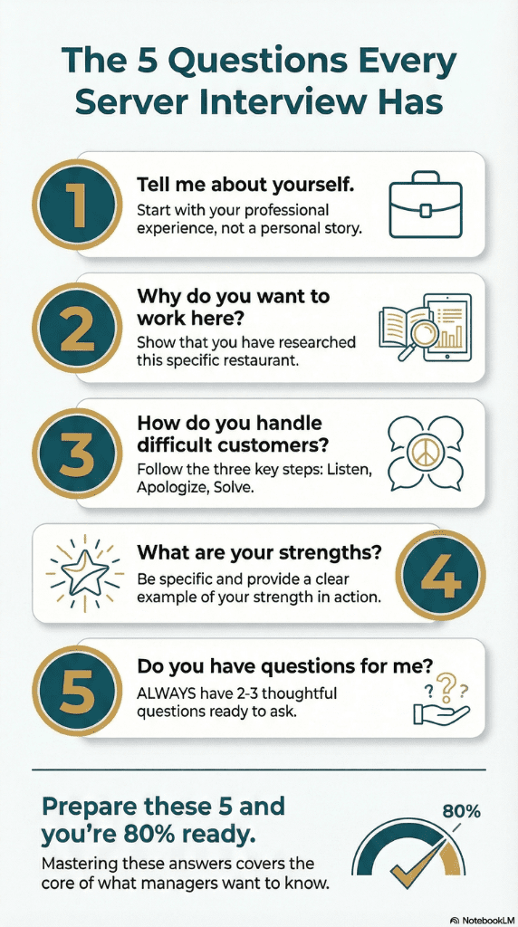 How to Get Hired as a Server: The Complete Interview Guide for Restaurant Jobs