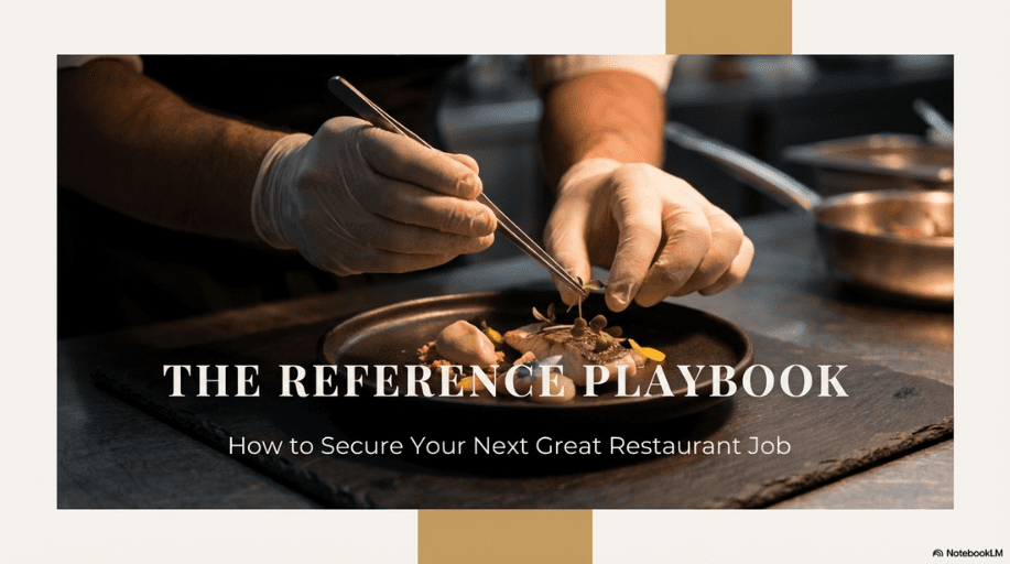 Professional References and Recommendation Letters: A Restaurant Worker's Complete Guide