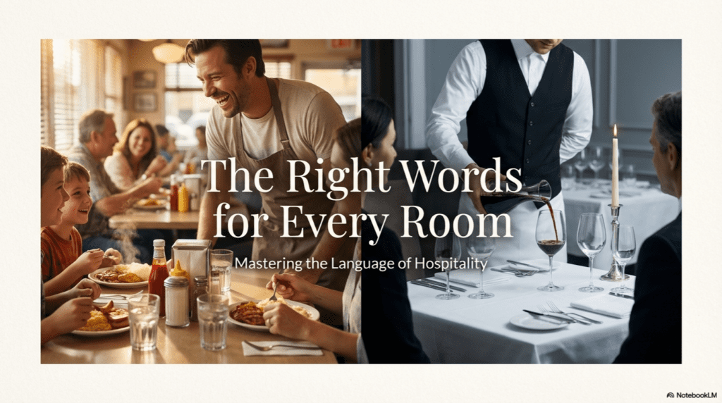 Formal vs Casual Restaurant English