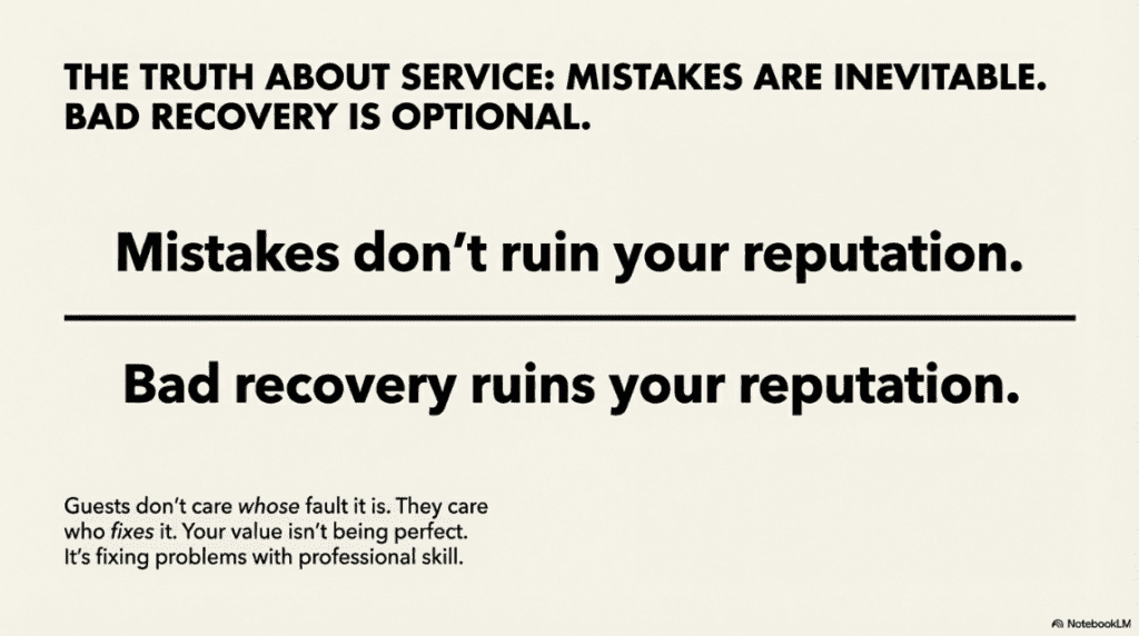 Recovering from Mistakes: How to Handle Order Errors and Service Problems with Confidence