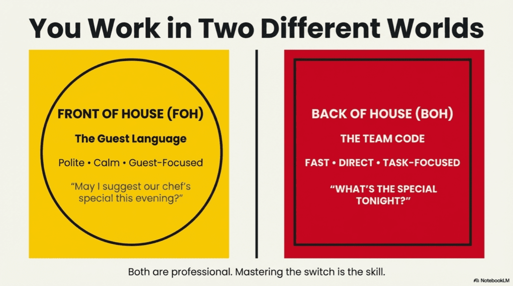 Speaking to Managers & Coworkers: Restaurant Workplace English