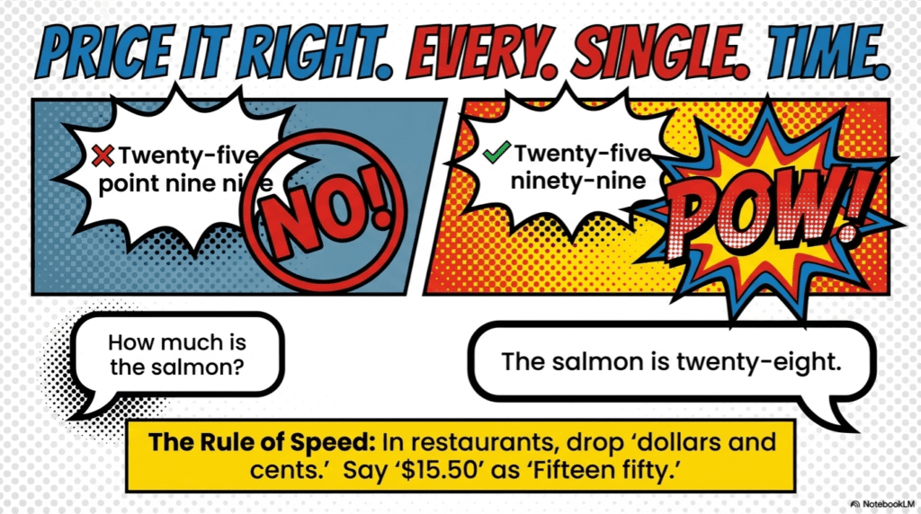 Numbers & Money in Restaurant English: Handling Prices, Bills, and Tips Confidently