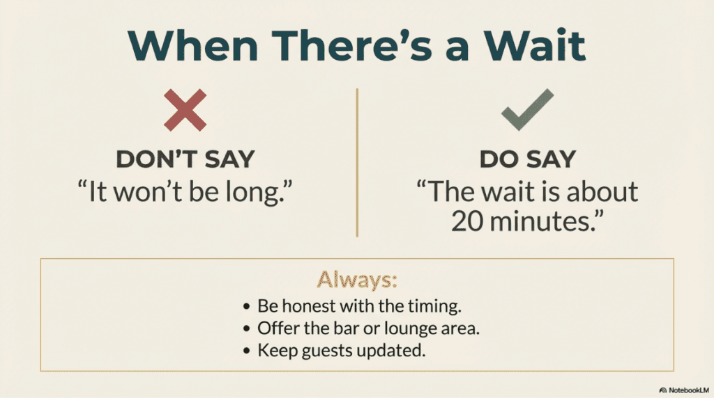 How to Seat Guests Professionally