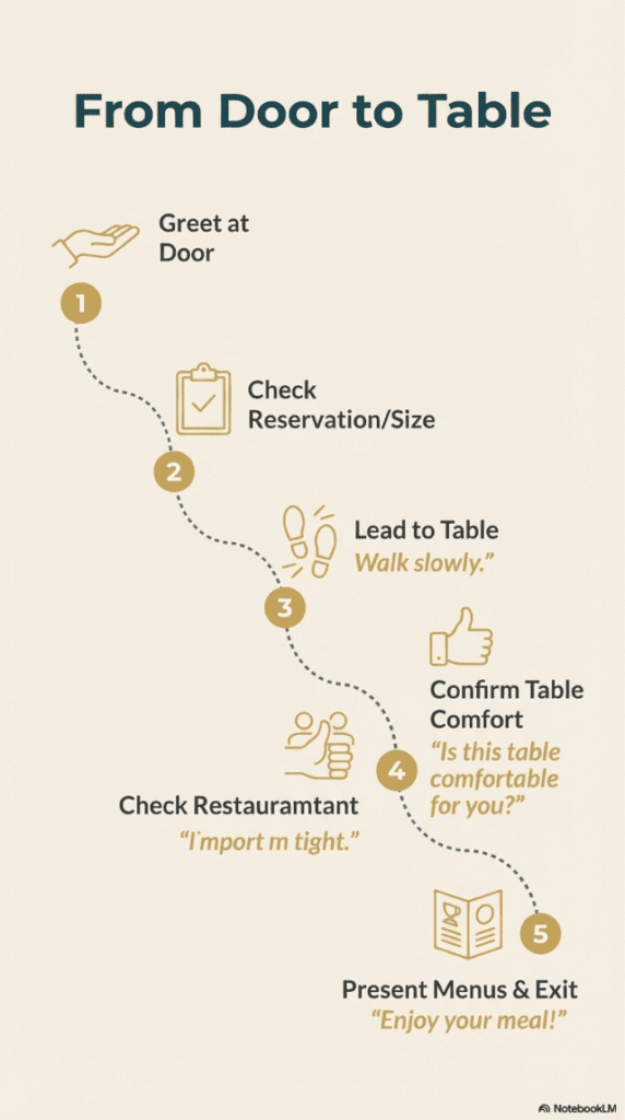 How to Seat Guests Professionally