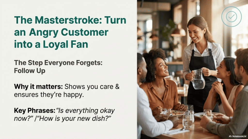 how to handle customer complaints in a restaurant