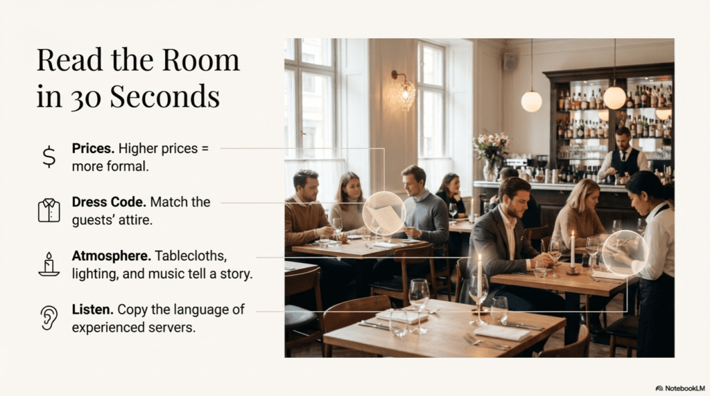 Formal vs Casual Restaurant English