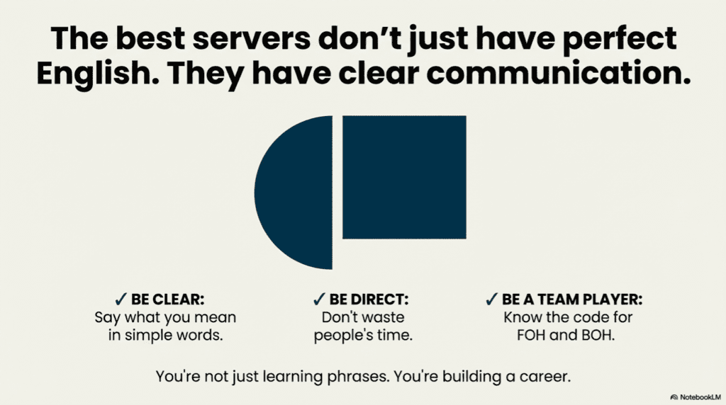 Speaking to Managers & Coworkers: Restaurant Workplace English