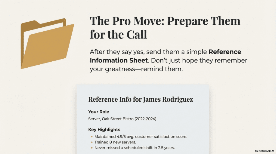 Professional References and Recommendation Letters: A Restaurant Worker's Complete Guide