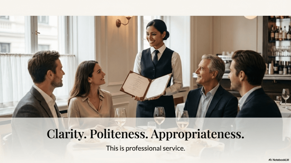 Formal vs Casual Restaurant English