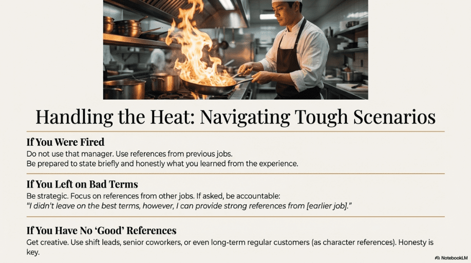 Professional References and Recommendation Letters: A Restaurant Worker's Complete Guide