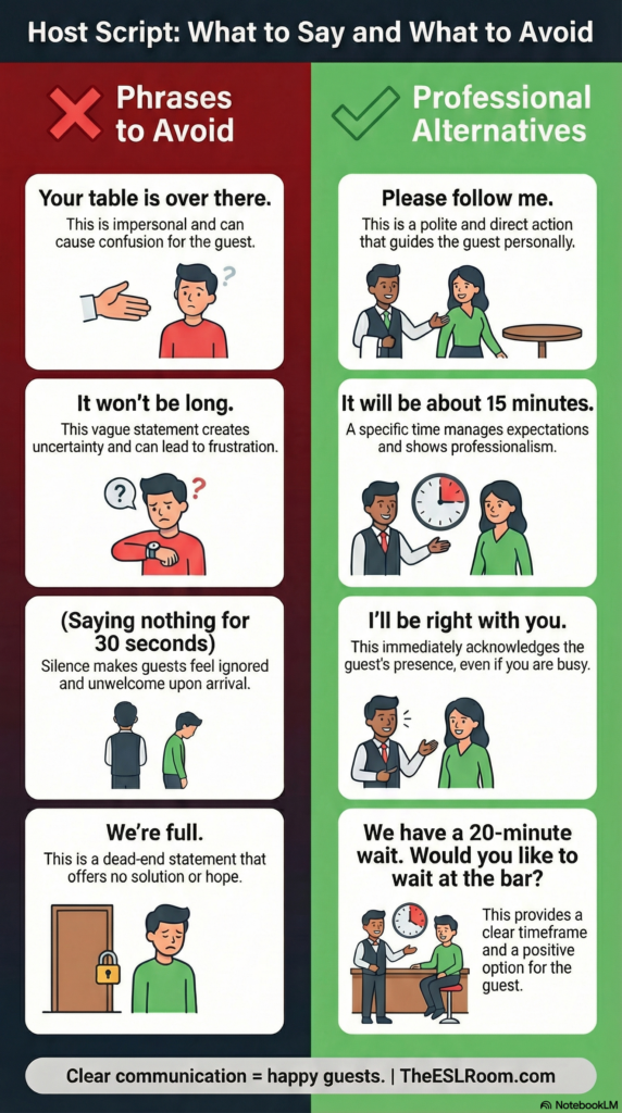 How to Seat Guests Professionally