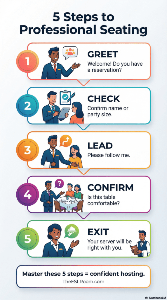 How to Seat Guests Professionally