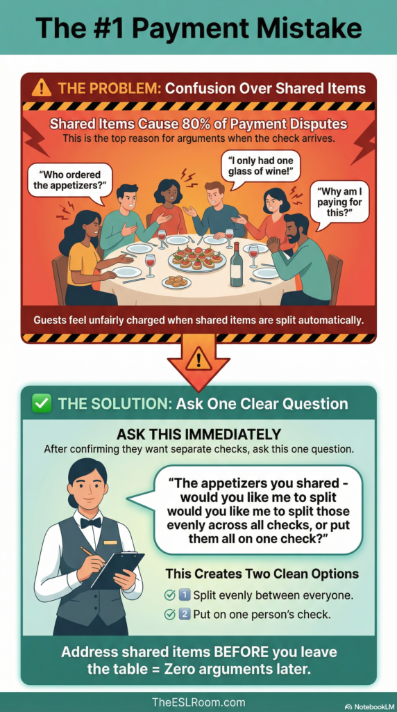 Managing Payment and Separate Checks