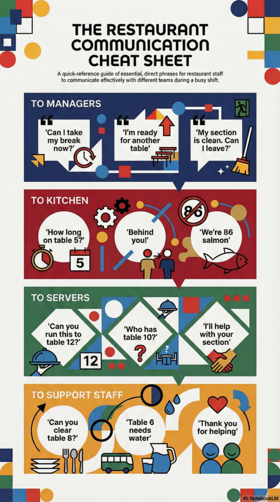 Speaking to Managers & Coworkers: Restaurant Workplace English