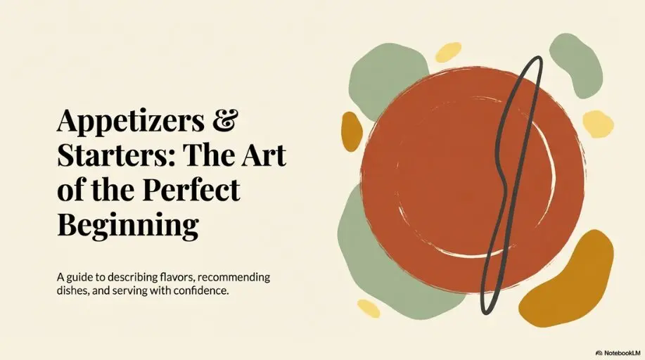 Appetizers & Starters: How to Describe the Perfect Beginning