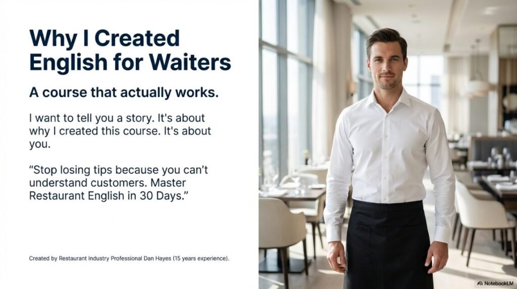 restaurant english course