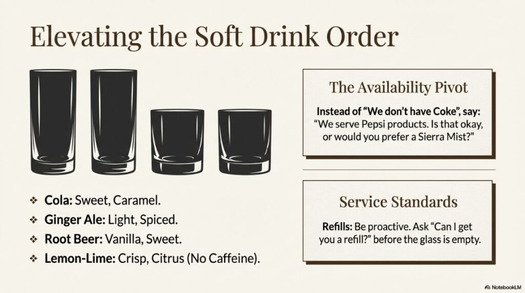 elevating the soft drink order
