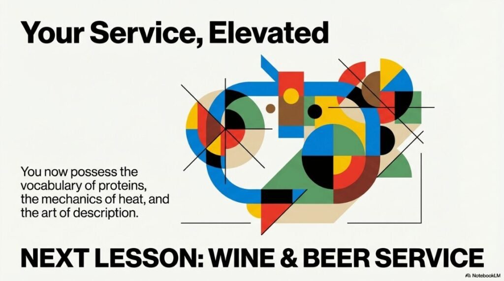 perfect dervice in a restaurant