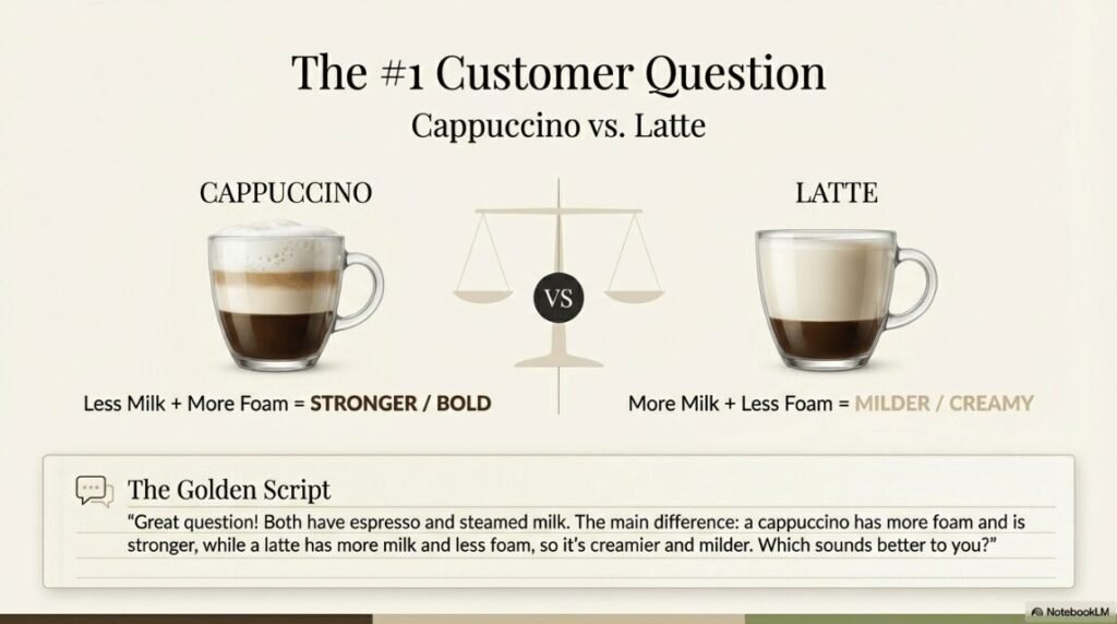 cappuccino vs latte