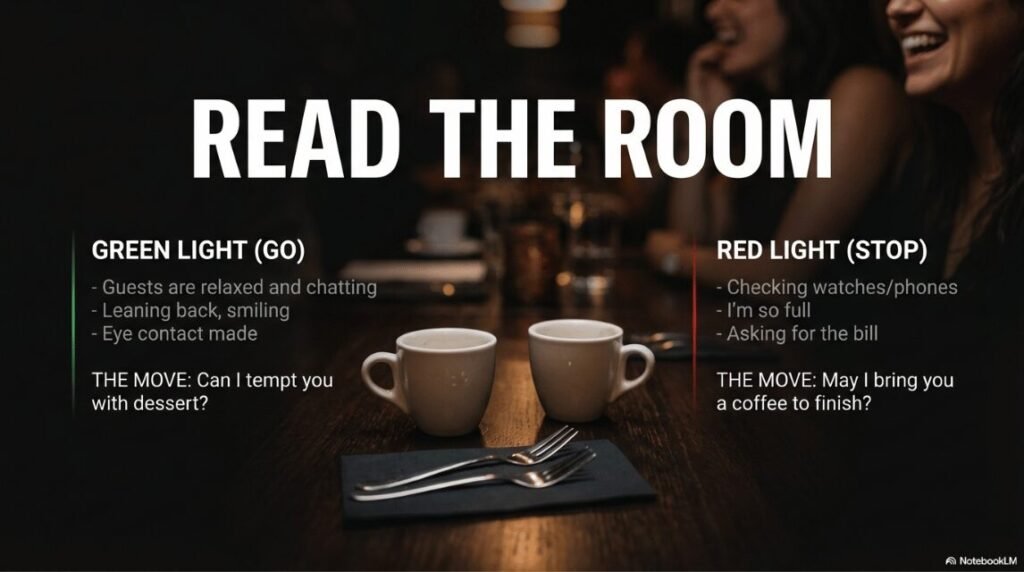 when to offer desserts