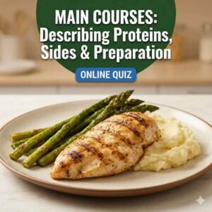 Main Courses: Describing Proteins, Sides & Preparation