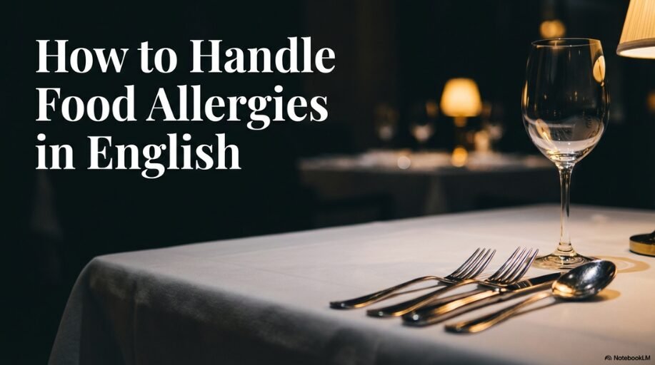 How to Handle Food Allergies and Dietary Requests in English
