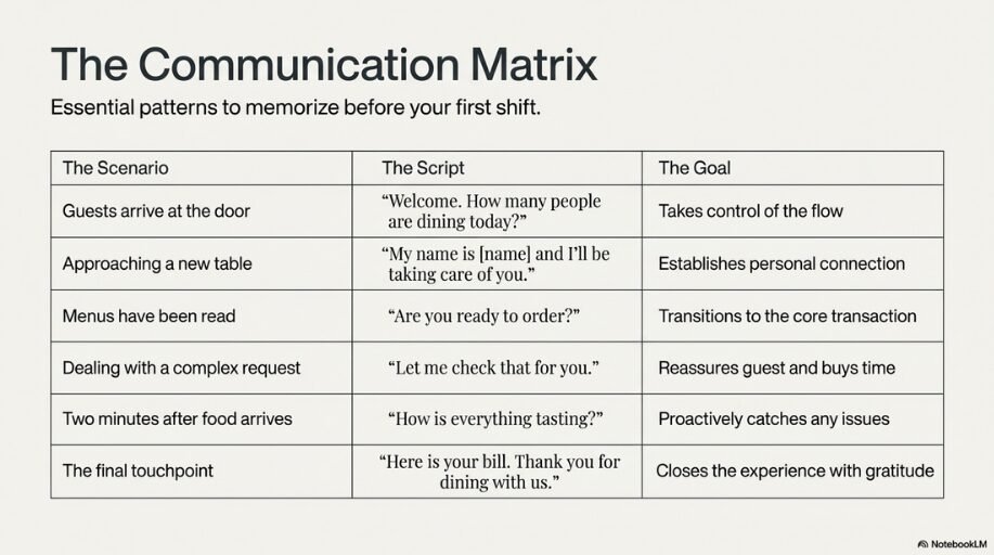 communication matrix