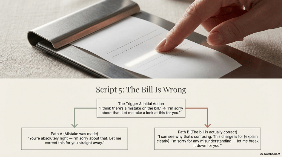 the bill is wrong