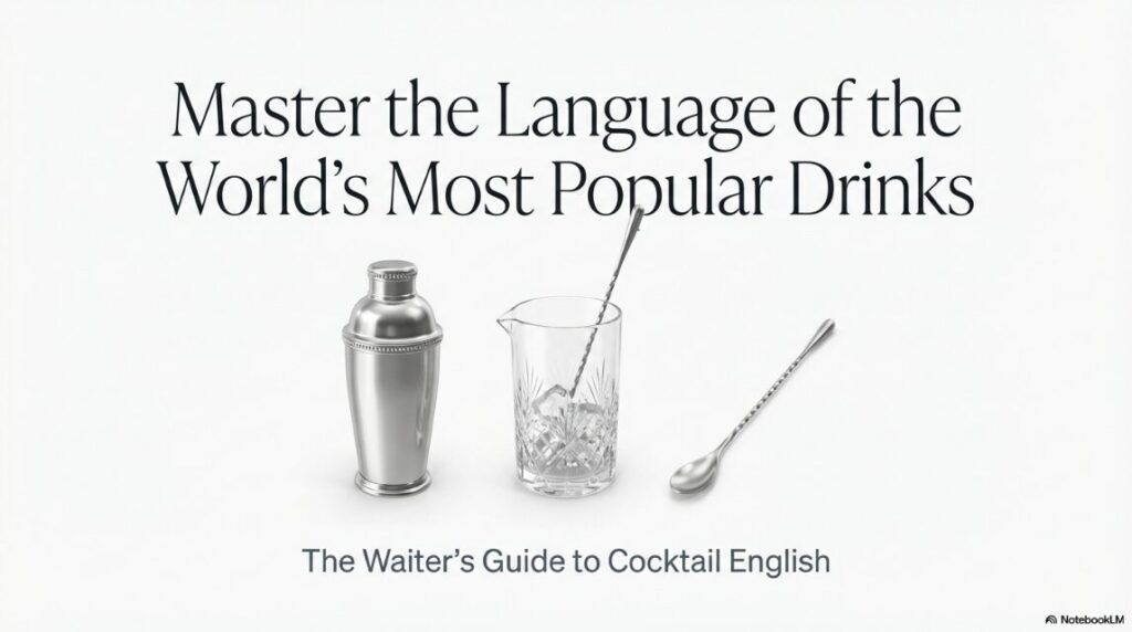 The Waiter's Guide to Cocktail English