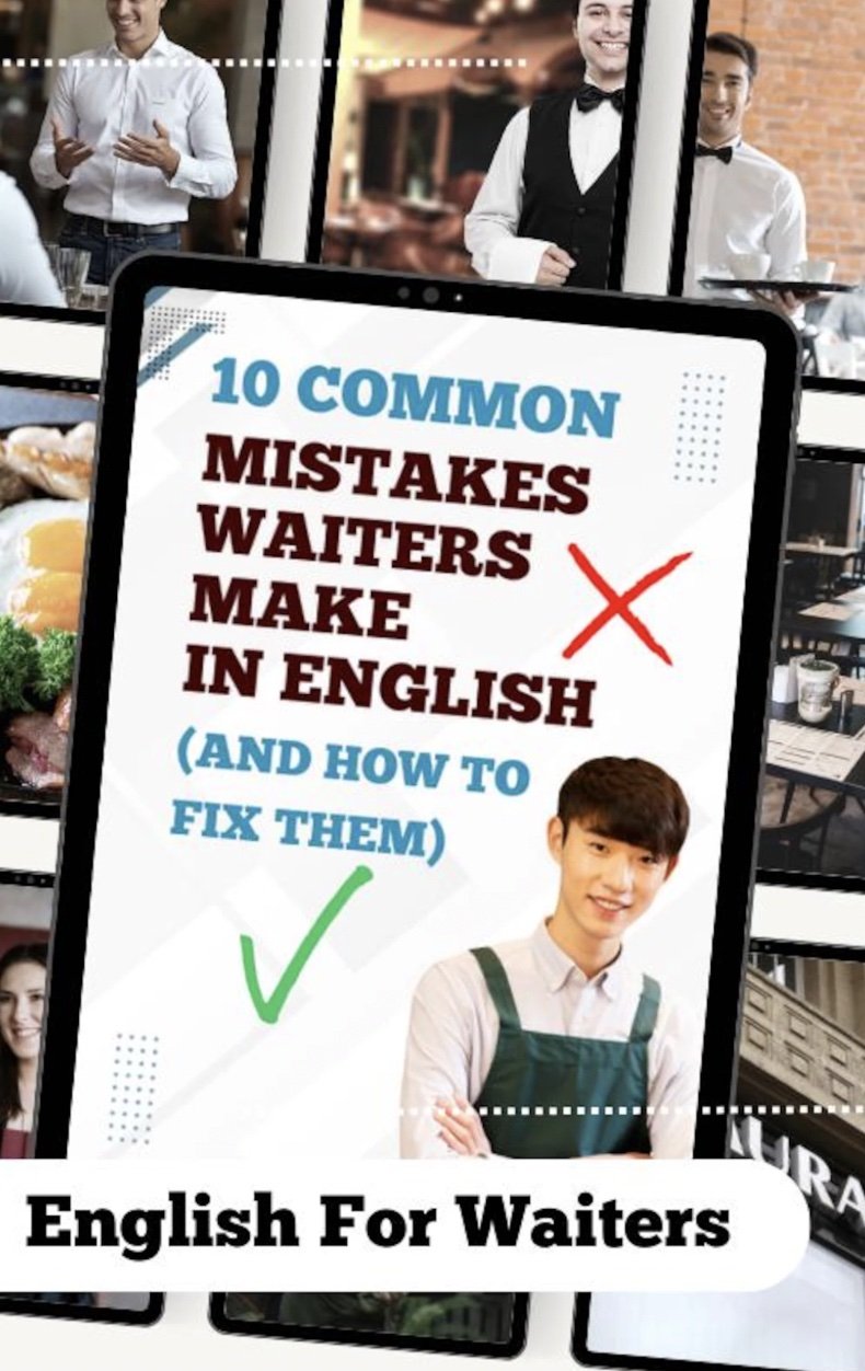 10 Common English Mistakes Waiters Make