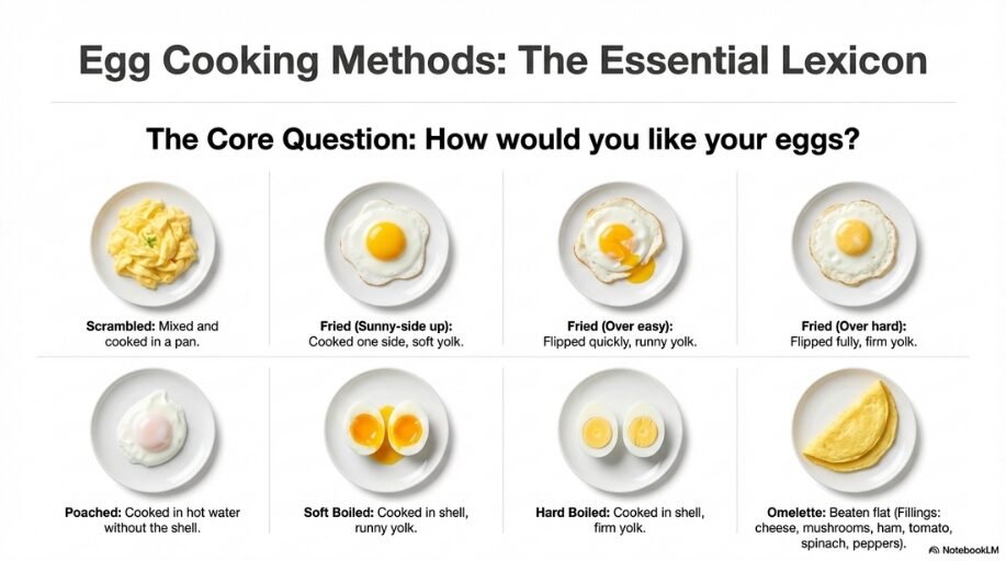 Egg Cooking Methods — Essential Vocabulary
