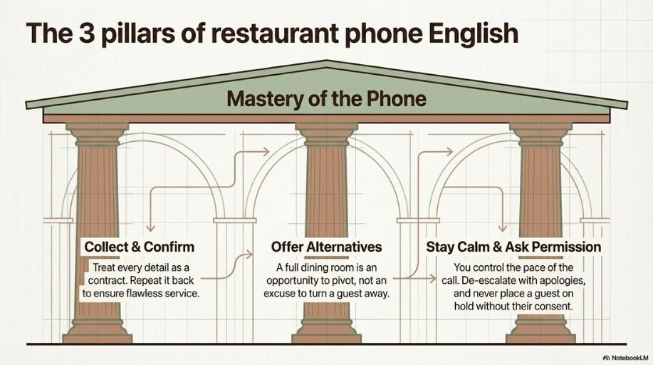 3 pillars of phone reservations