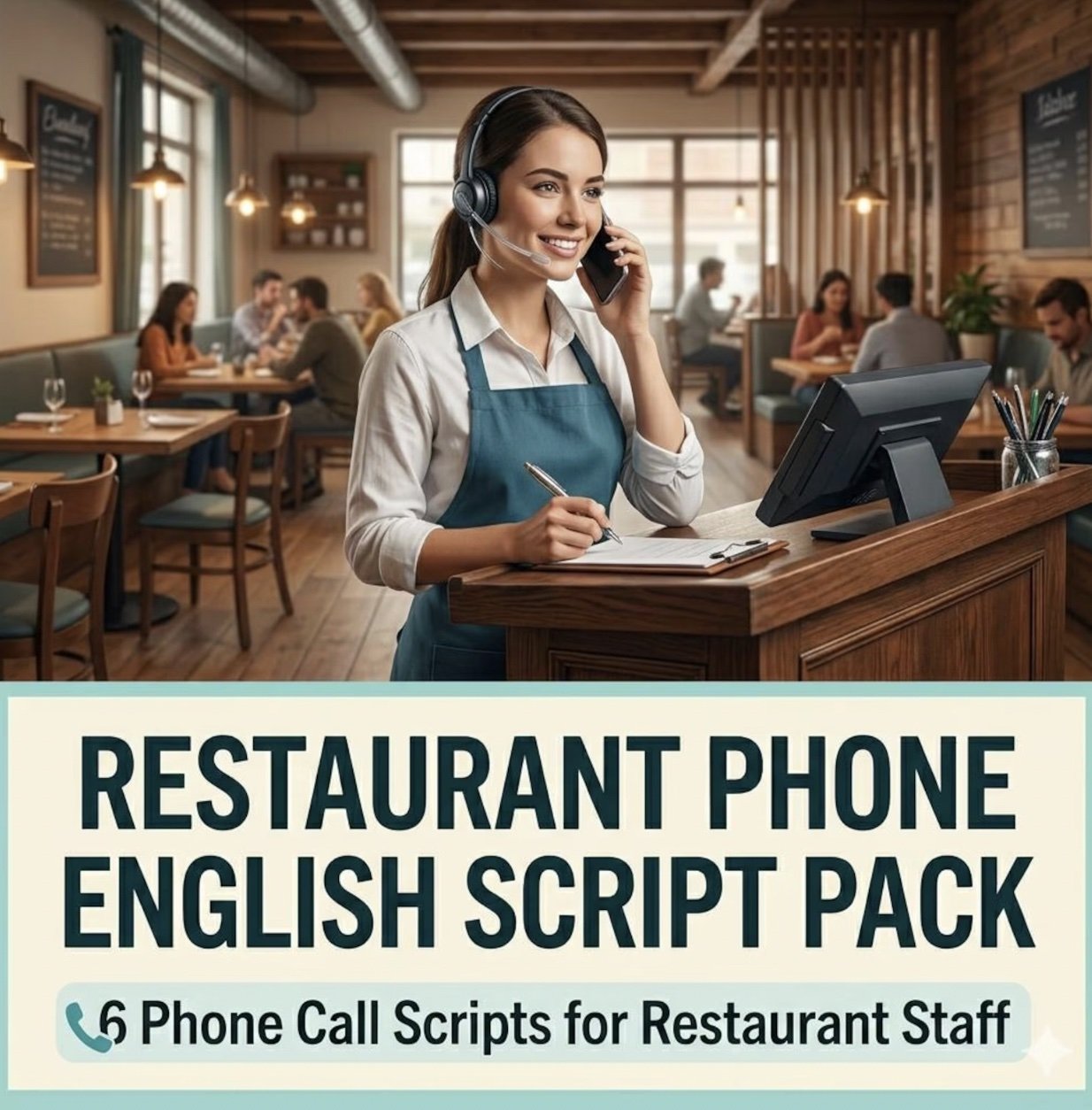 Restaurant Phone English Scripts