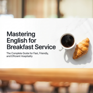 Mastering English for Breakfast Service — PDF cover
