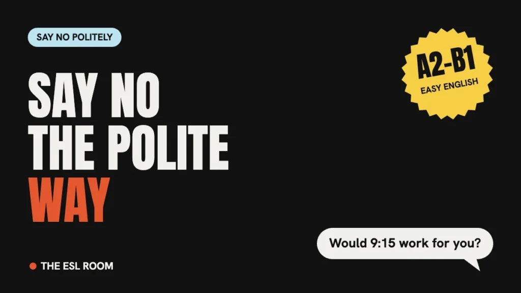 How to say no to a customer politely: easy English for waiters